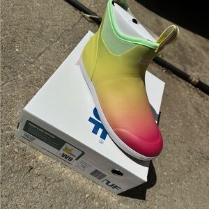 Yellow Aurora Xtratuf Ankle Boots